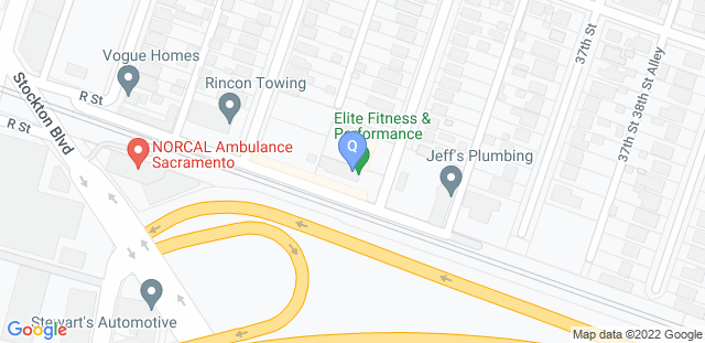 Map to Queers and Allies Fitness